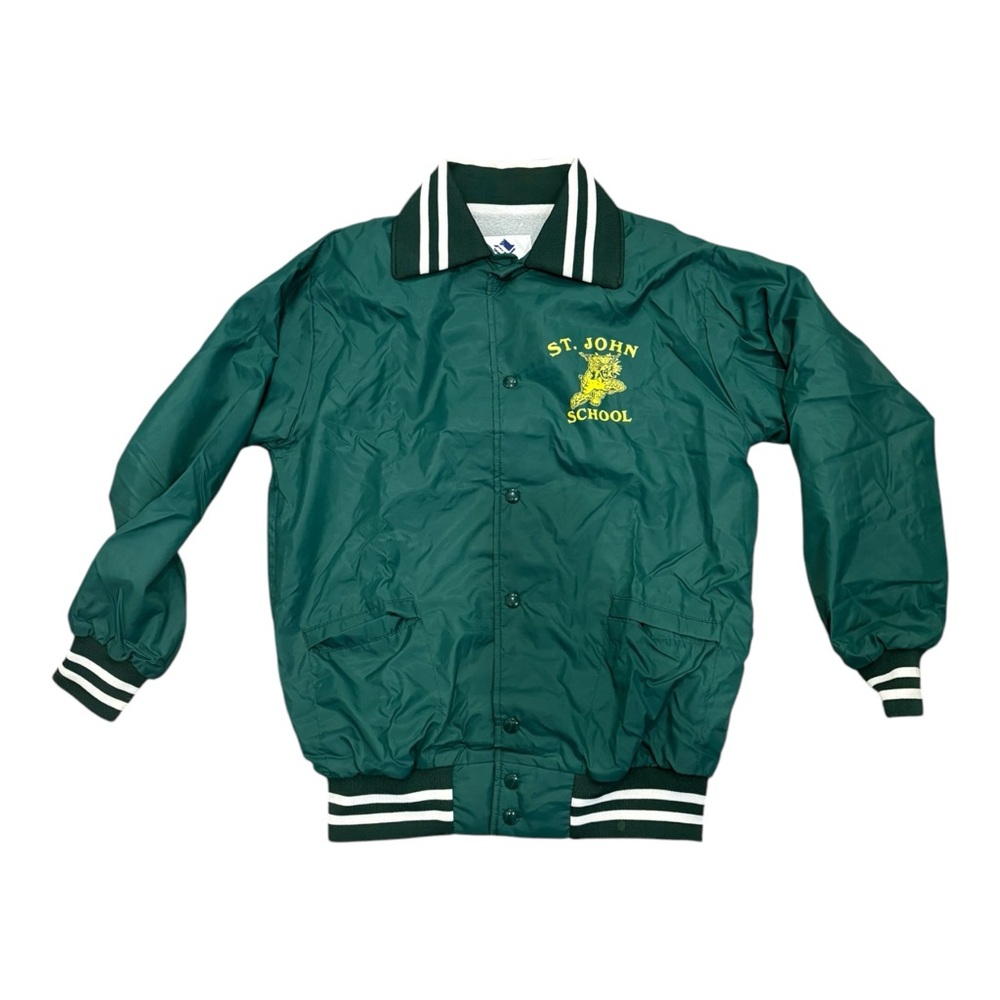 Vintage Windless Bomber Jacket St. John School Made In USA